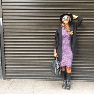 One Teaspoon Hooded Knit Dress